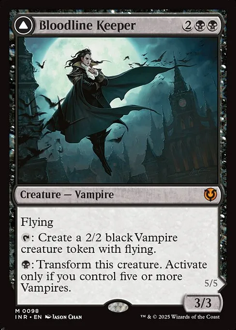 Bloodline Keeper // Lord of Lineage · Innistrad Remastered 98/495