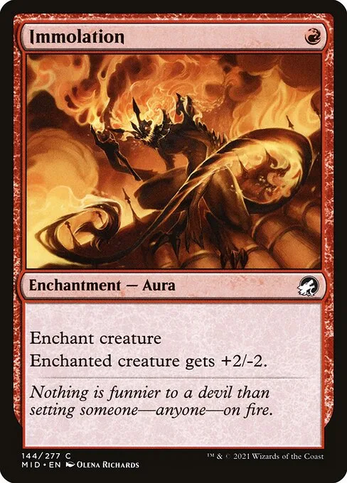 Immolation · Innistrad: Midnight Hunt 144/399