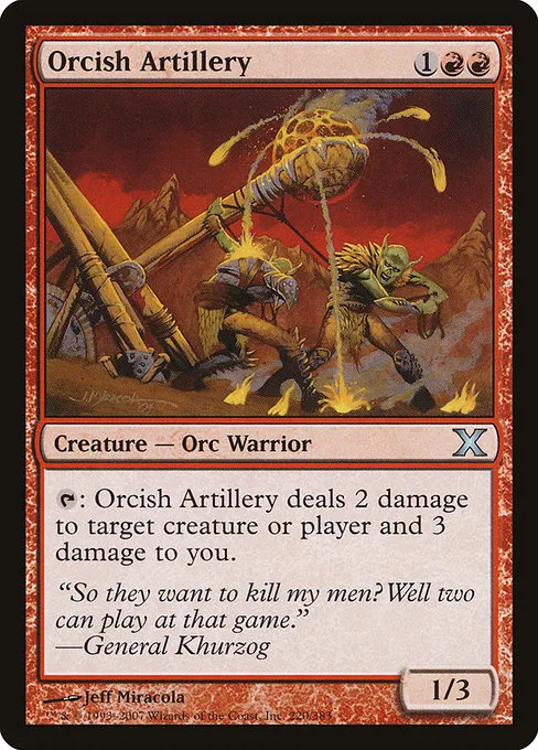 Orcish Artillery · Tenth Edition 220/510