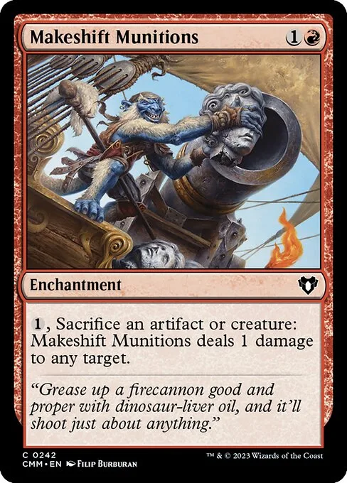 Makeshift Munitions · Commander Masters 242/1067