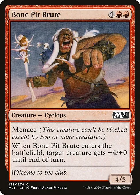 Bone Pit Brute · Core Set 2021 132/397