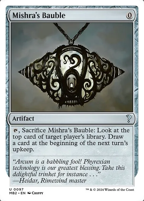 Mishra's Bauble · Mystery Booster 2 97/385