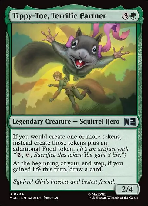 Tippy-Toe, Terrific Partner · Marvel Super Heroes Commander 734/9