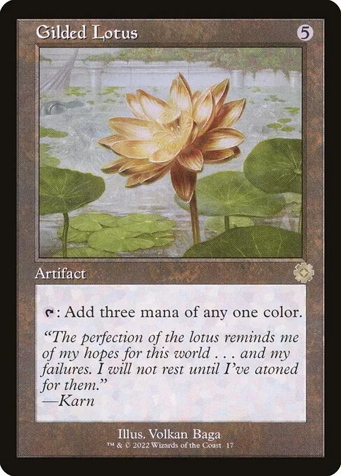 Gilded Lotus · The Brothers' War Retro Artifacts 17/189