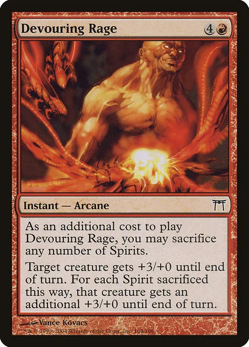Devouring Rage · Champions of Kamigawa 164/307