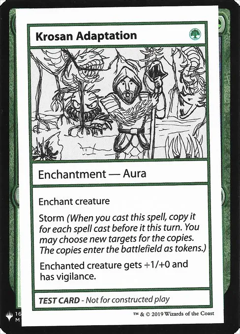 Krosan Adaptation · Mystery Booster Playtest Cards 2019 80/121