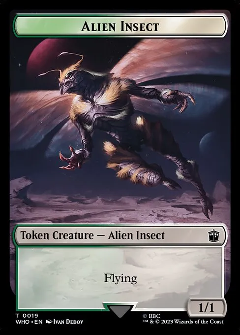 Alien Insect · Doctor Who Tokens 19/64