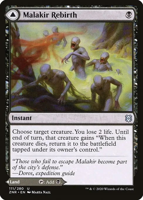 Malakir Rebirth // Malakir Mire · Zendikar Rising 111/407