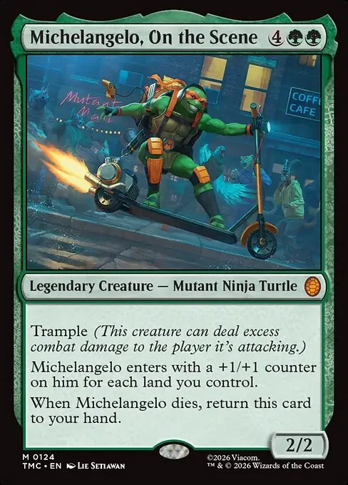 Michelangelo, On the Scene · Teenage Mutant Ninja Turtles Eternal 124/132