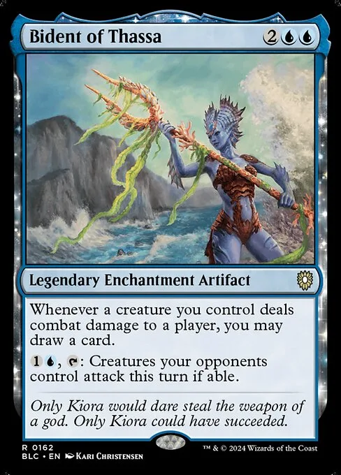 Bident of Thassa · Bloomburrow Commander 162/356