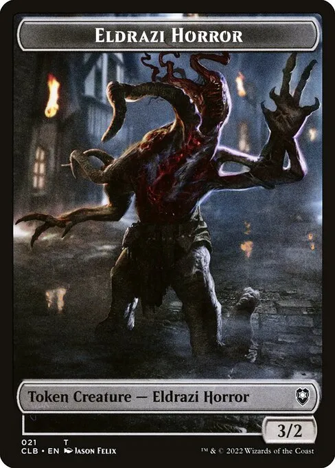 Eldrazi Horror · Battle for Baldur's Gate Tokens 21/51