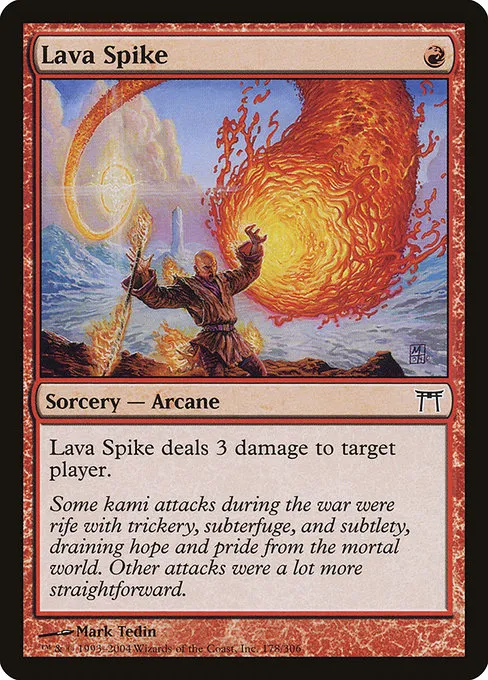 Lava Spike · Champions of Kamigawa 178/307