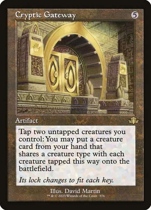 Cryptic Gateway · Dominaria Remastered 376/457