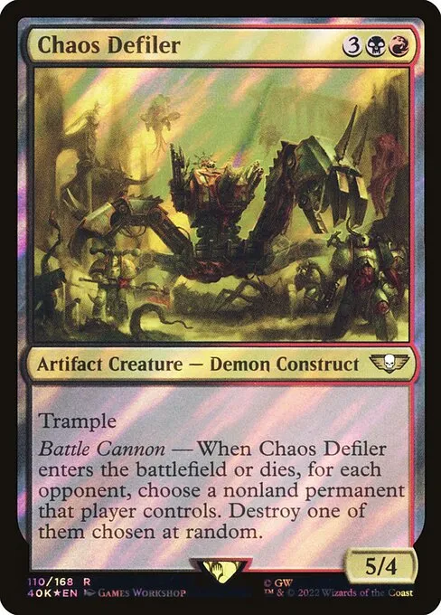 Chaos Defiler · Warhammer 40,000 Commander 110★/617