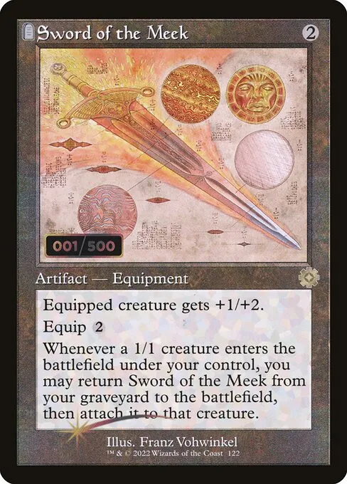 Sword of the Meek · The Brothers' War Retro Artifacts 122z/189