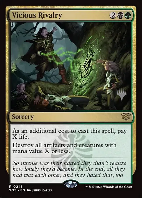 Vicious Rivalry · Secrets of Strixhaven Promos 241p/80