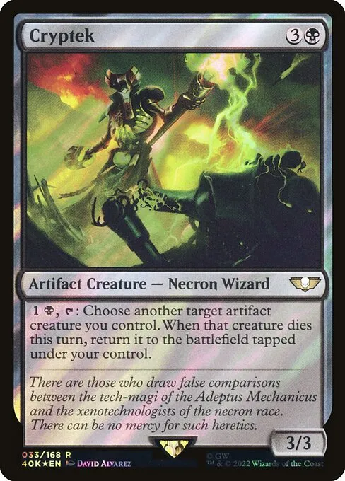 Cryptek · Warhammer 40,000 Commander 33★/617