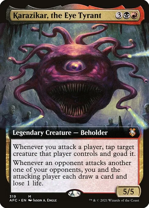 Karazikar, the Eye Tyrant · Forgotten Realms Commander 319/331