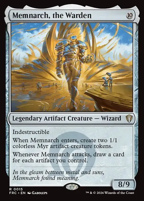 Memnarch, the Warden · Reality Fracture Commander 15/2