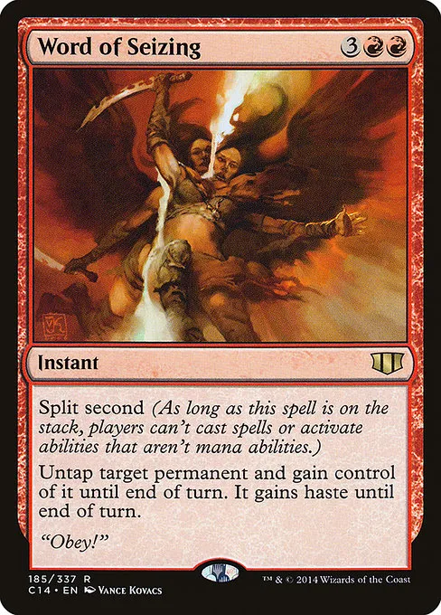 Word of Seizing · Commander 2014 185/337