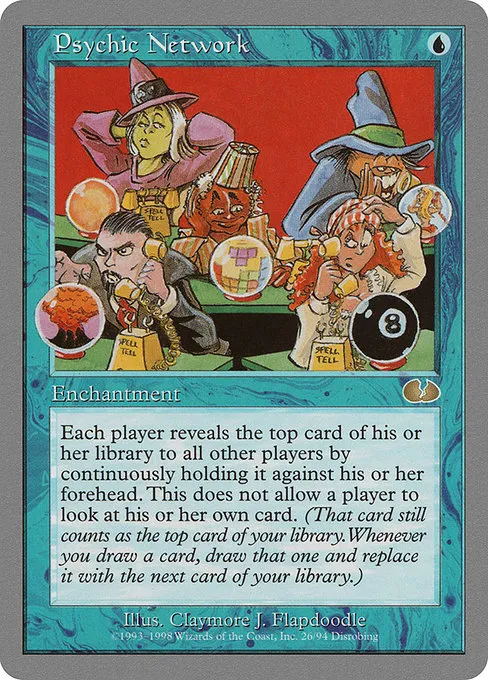 Psychic Network · Unglued 26/88