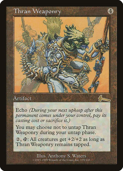 Thran Weaponry · Urza's Legacy 135/143