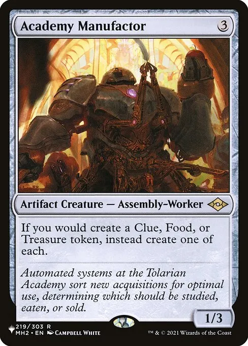 Academy Manufactor · The List MH2-219/5050