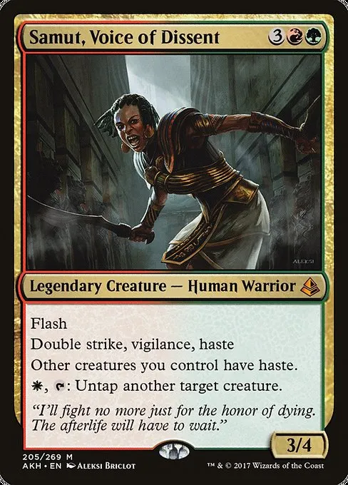 Samut, Voice of Dissent · Amonkhet 205/287