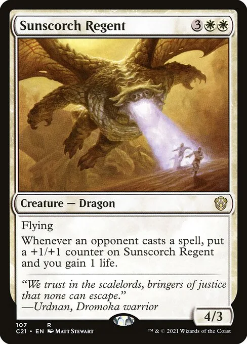 Sunscorch Regent · Commander 2021 107/409