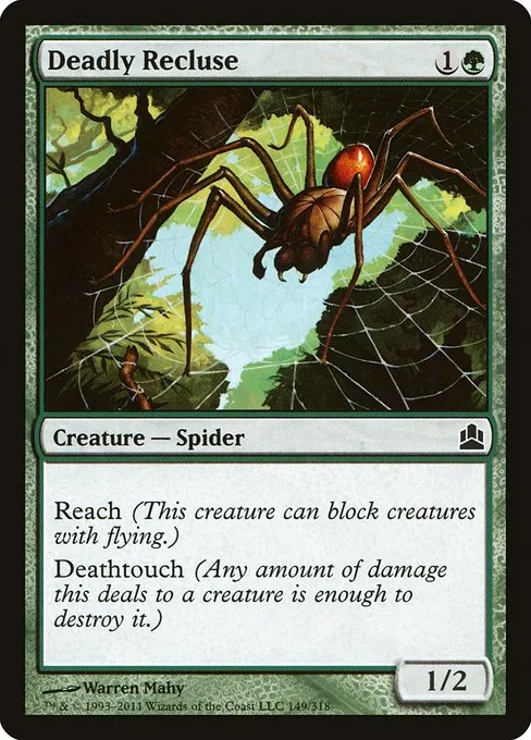 Deadly Recluse · Commander 2011 149/318