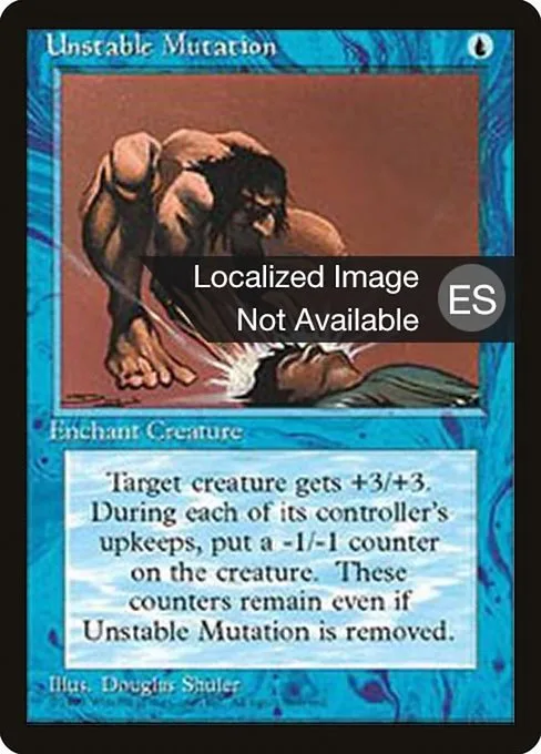 Unstable Mutation · Fourth Edition Foreign Black Border 110/378