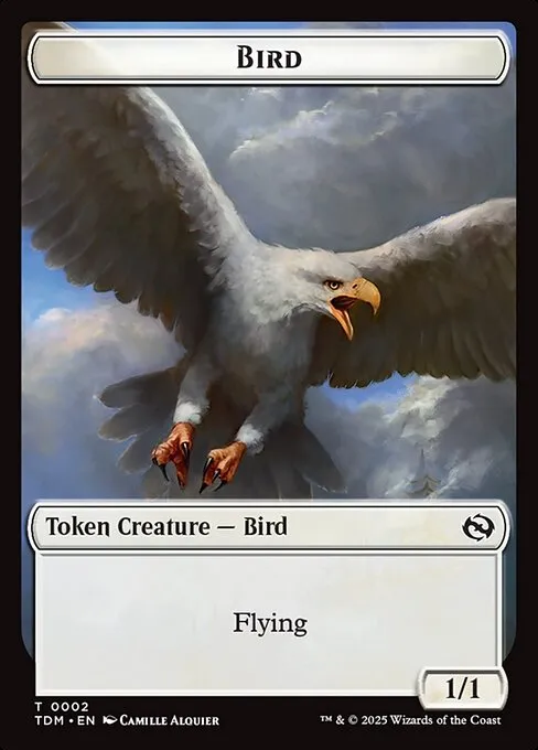 Bird · Tarkir: Dragonstorm Tokens 2/16