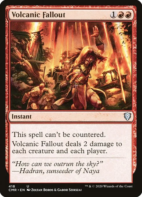 Volcanic Fallout · Commander Legends 418/718