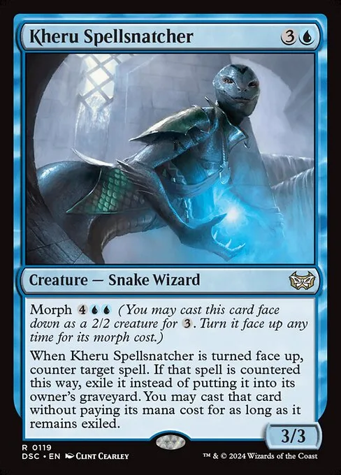 Kheru Spellsnatcher · Duskmourn: House of Horror Commander 119/373