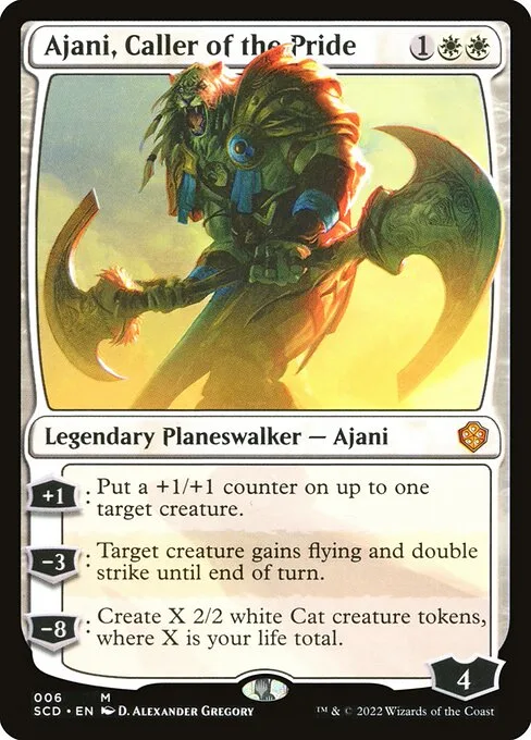 Ajani, Caller of the Pride · Starter Commander Decks 6/352