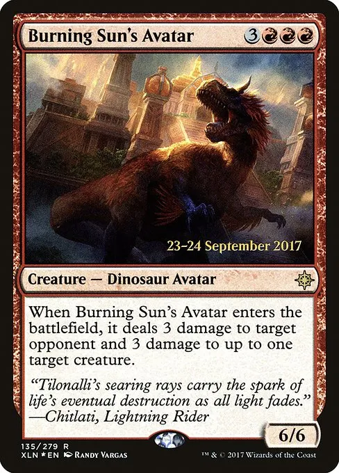 Burning Sun's Avatar · Ixalan Promos 135s/120