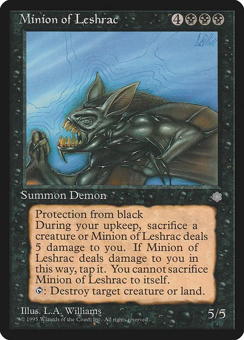 Minion of Leshrac · Ice Age 150/383