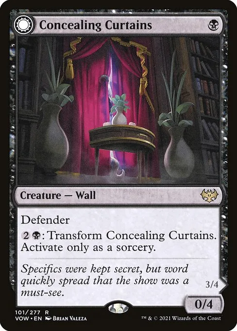 Concealing Curtains // Revealing Eye · Innistrad: Crimson Vow 101/423