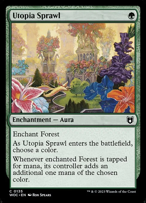 Utopia Sprawl · Wilds of Eldraine Commander 135/173
