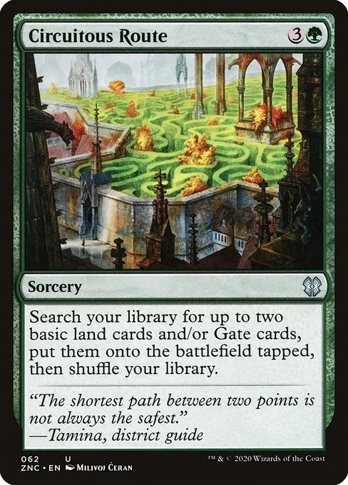 Circuitous Route · Zendikar Rising Commander 62/142