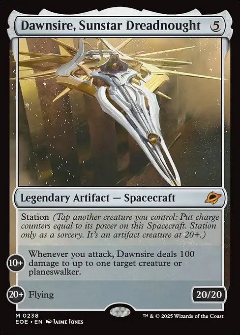 Dawnsire, Sunstar Dreadnought · Edge of Eternities 238/400
