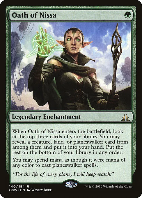 Oath of Nissa · Oath of the Gatewatch 140/187