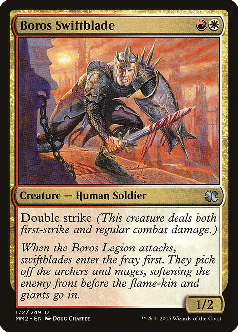 Boros Swiftblade · Modern Masters 2015 172/249