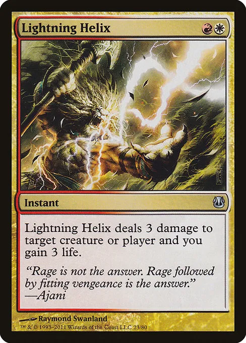 Lightning Helix · Duel Decks: Ajani vs. Nicol Bolas 23/80