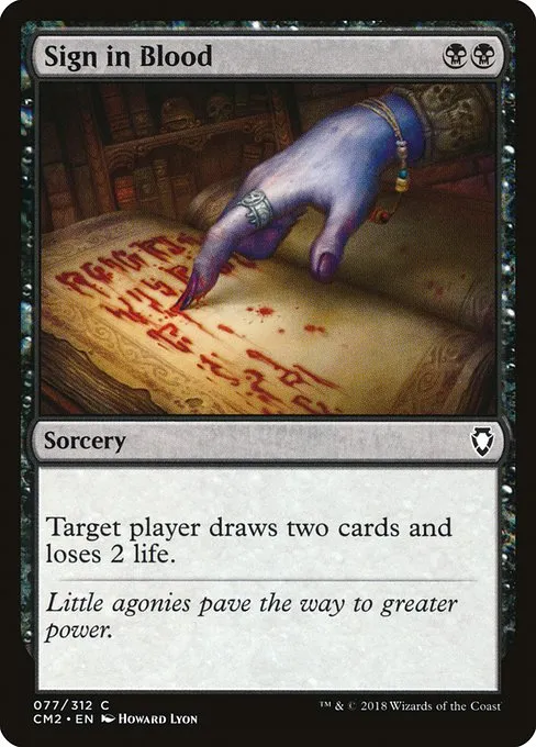 Sign in Blood · Commander Anthology Volume II 77/312