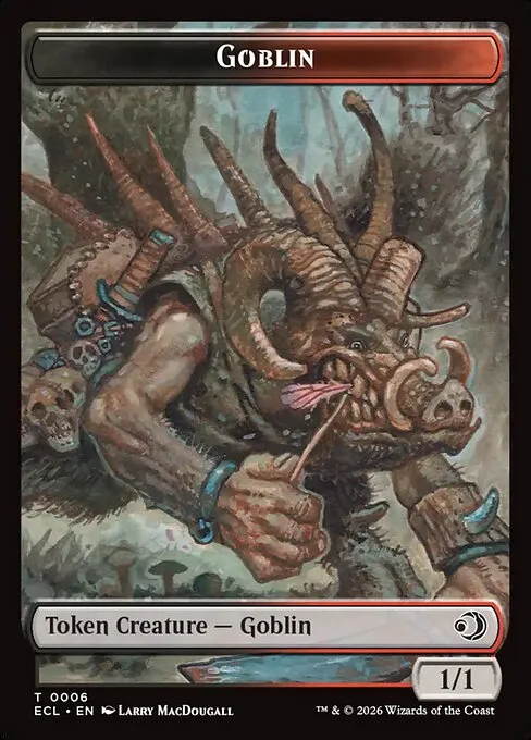 Goblin · Lorwyn Eclipsed Tokens 6/13