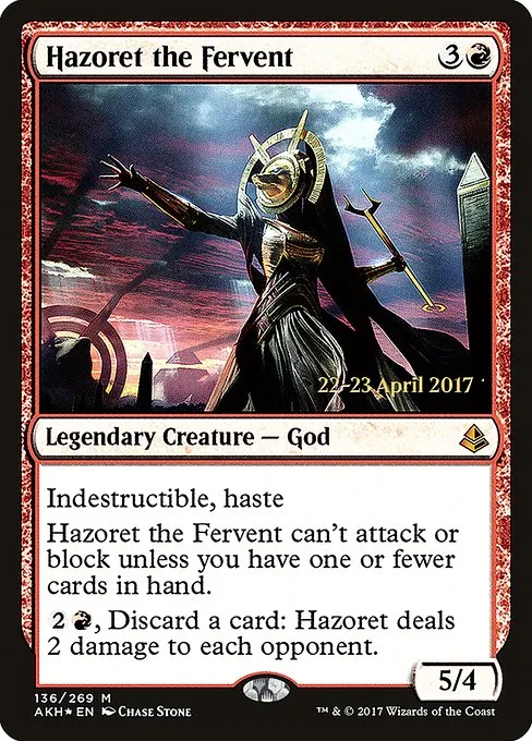Hazoret the Fervent · Amonkhet Promos 136s/77