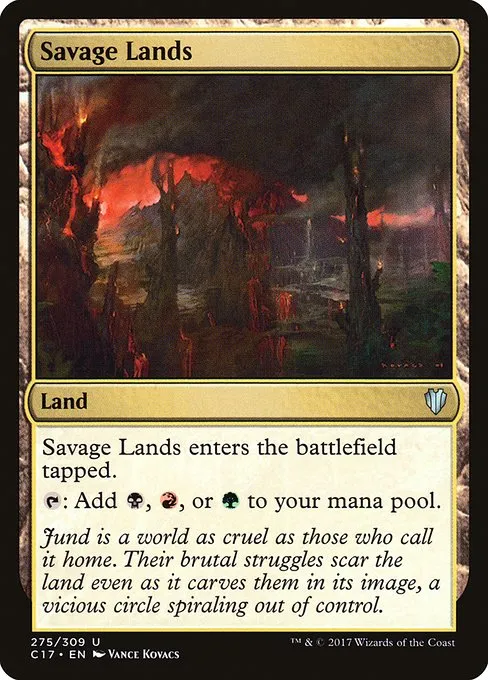 Savage Lands · Commander 2017 275/309