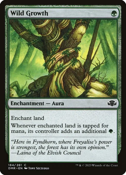Wild Growth · Dominaria Remastered 184/457
