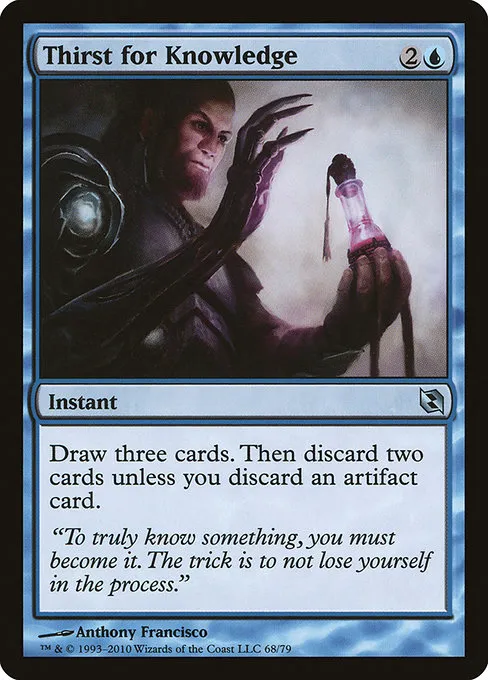 Thirst for Knowledge · Duel Decks: Elspeth vs. Tezzeret 68/79